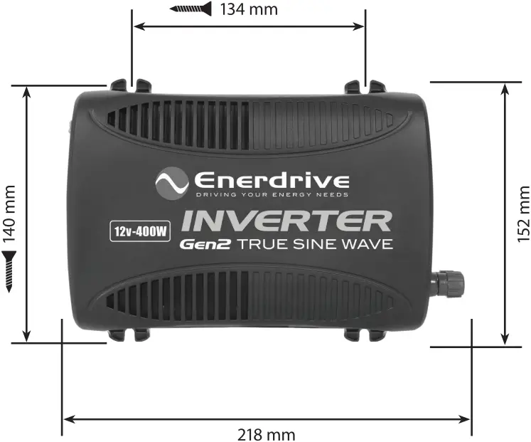 Enerdrive EN1104S-12V - Inverter Installation