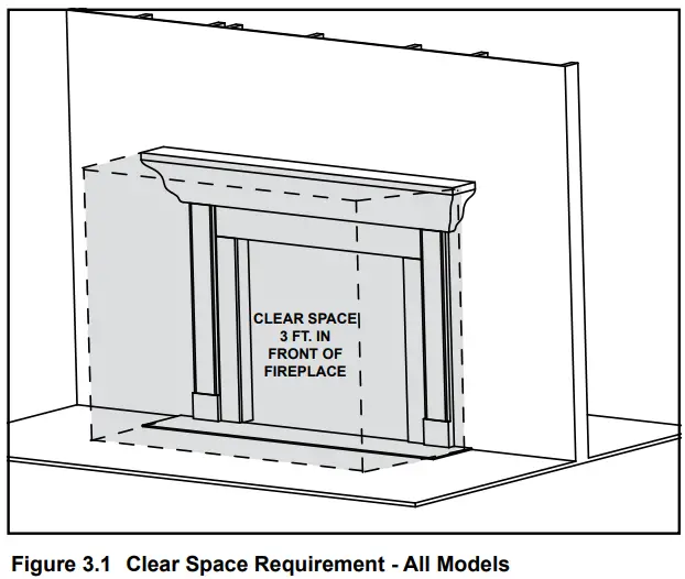 Majestic QUARTZPLA36 Quartz Platinum 36-Inch Direct Vent Gas Fireplace - Clear Space