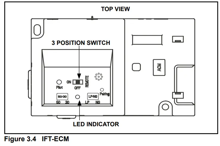 Majestic QUARTZPLA36 Quartz Platinum 36-Inch Direct Vent Gas Fireplace - Figure 3.4