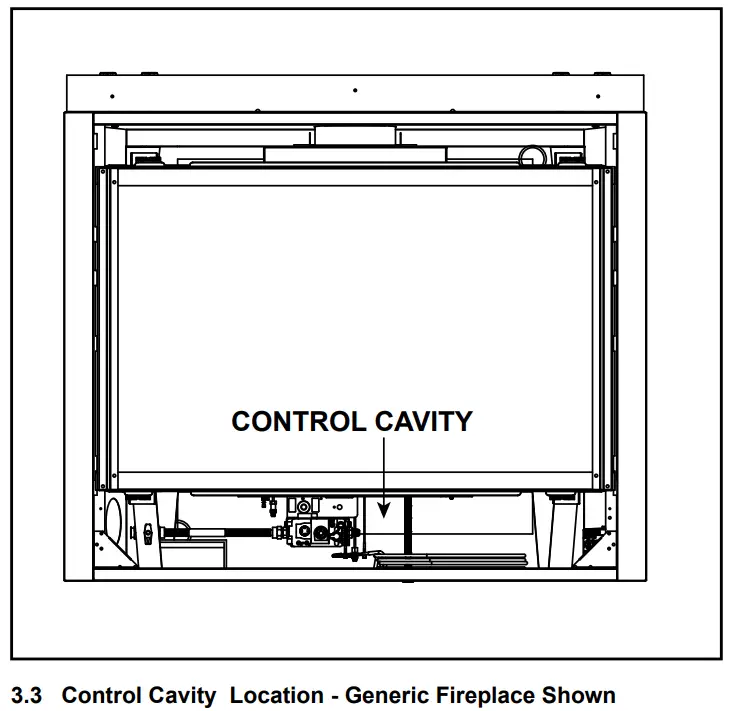 Majestic QUARTZPLA36 Quartz Platinum 36-Inch Direct Vent Gas Fireplace - Generic Fireplace Shown