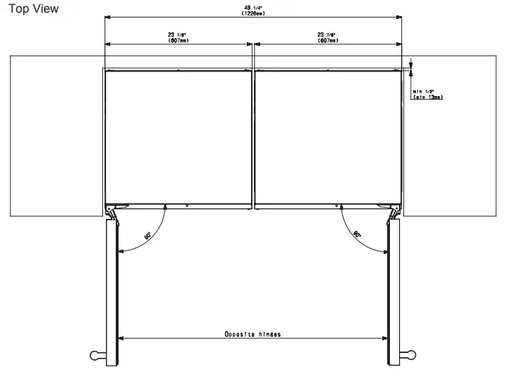 Thermador T24UR915RS Under Counter Glass Door Refrigerator with Masterpiece Series Handle - DOOR1