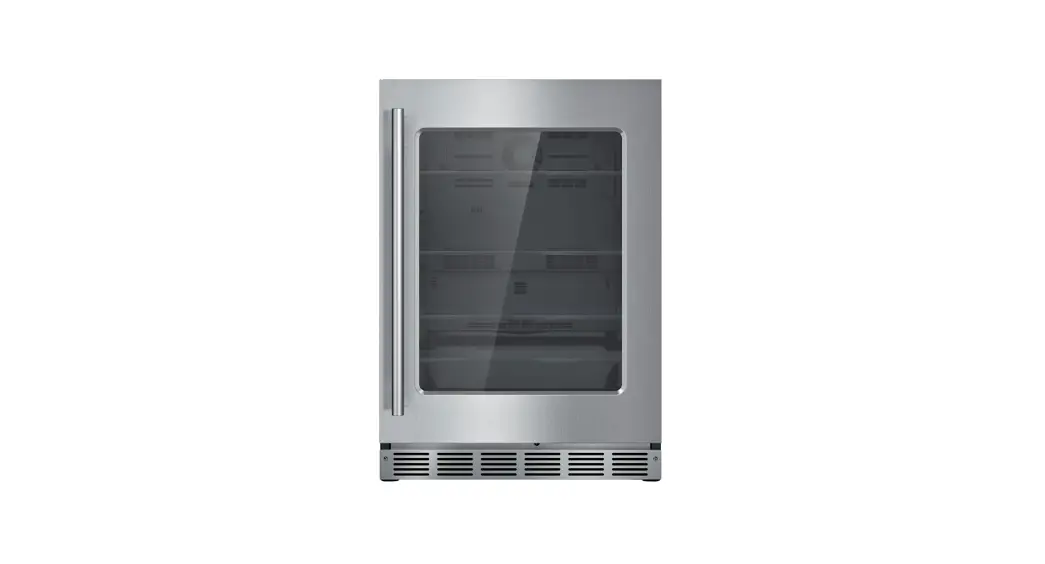 Thermador T24ur915rs Under Counter Glass Door Refrigerator With Masterpiece Series Handle Owner's Manual