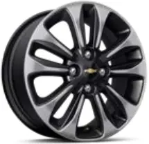 15 Black-Painted Machined-Finish