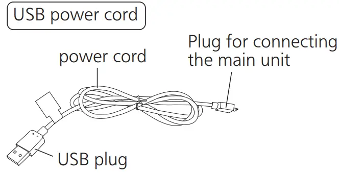 Panasonic F-GPT01AKM Nanoe Generator- USB power cord