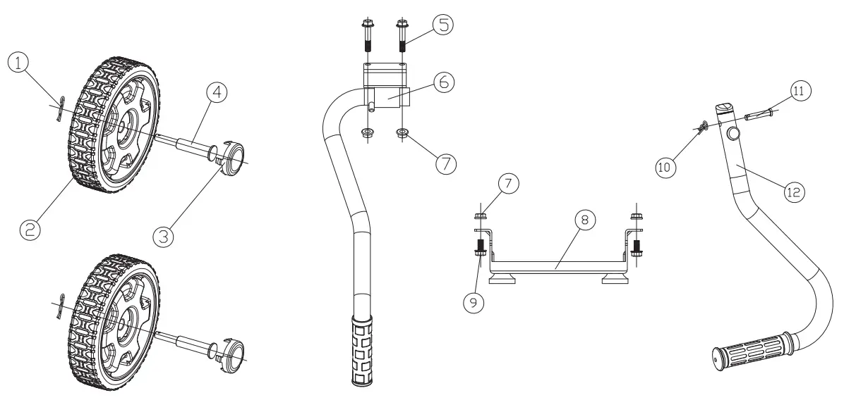 CHAMPION Wheel Kit 40065 - FIGURE 8