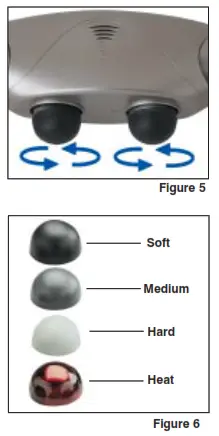 Homedics PA-X Therapist Select Wrap-Around Percussion Massager - To Change Attachments
