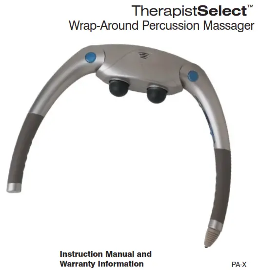 Homedics PA-X Therapist Select Wrap-Around Percussion Massager - therapist