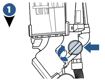Above Floor Cleaning Handle 1