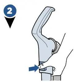 Above Floor Cleaning Handle 2