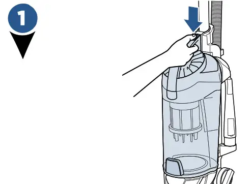 Cleaning & Replacing Bottom Post-Motor Filter 1
