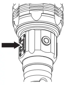 Press activation button