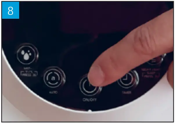 ENVION TH200 Therapure Digital Ultrasonic Humidifier - FIRST USE8