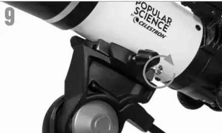 CELESTRON 21182 80AZS Refractor Telescope - fastening screw