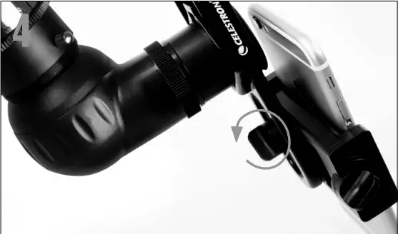 CELESTRON 21182 80AZS Refractor Telescope - knob