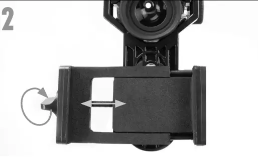 CELESTRON 21182 80AZS Refractor Telescope - phone clamp