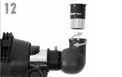 CELESTRON 21182 80AZS Refractor Telescope - set screw2