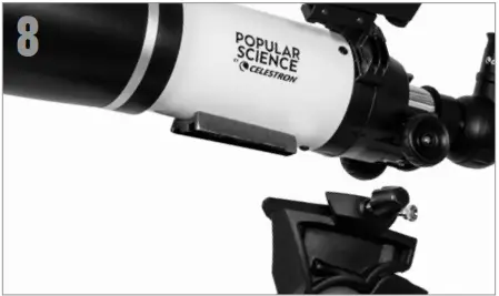 CELESTRON 21182 80AZS Refractor Telescope - slide telescope