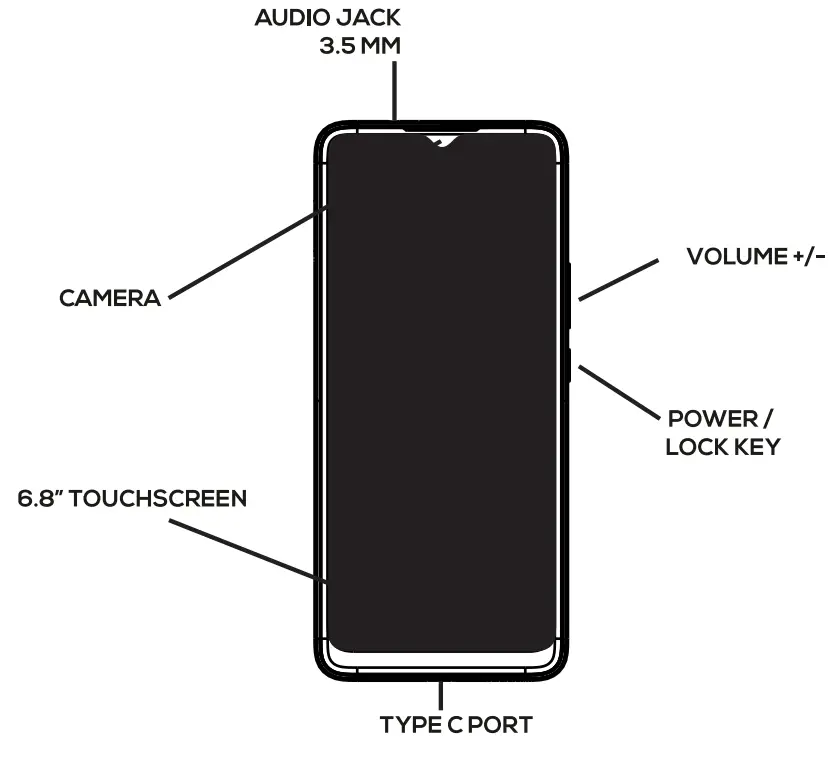 LOGIC L68 68 Inch 4G Smartphone - fig