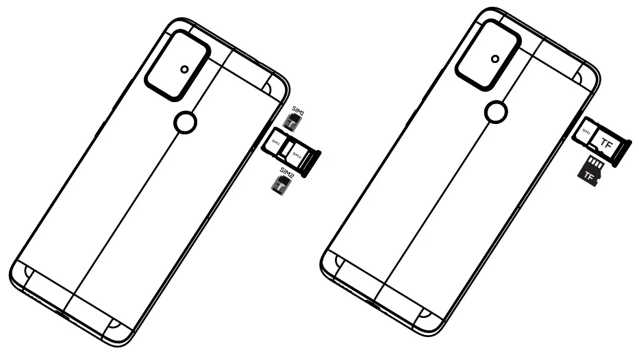 LOGIC L68 68 Inch 4G Smartphone - sim card