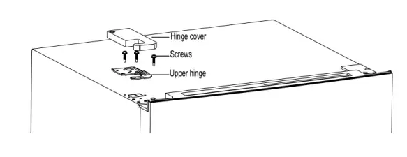 CHiQ CTM515NW Top Mount Refrigerator - Door reversal 13