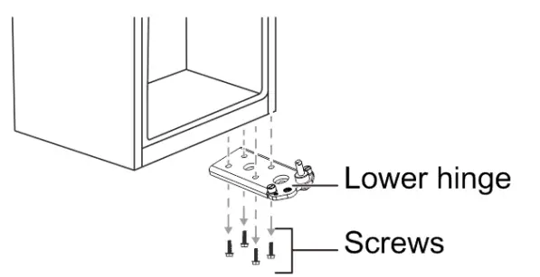 CHiQ CTM515NW Top Mount Refrigerator - Door reversal 3