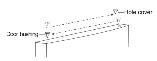 CHiQ CTM515NW Top Mount Refrigerator - Door reversal 7
