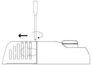 Replacing the light bulb