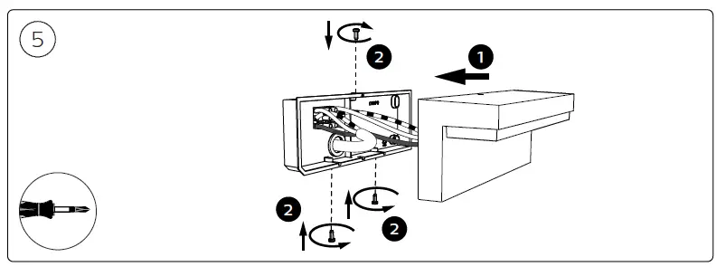 PHILIPS 1745630P7 Nyro Outdoor Wall Light fig 6