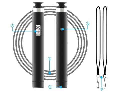Welland RS1949LB Smart Jump Rope - figure 1