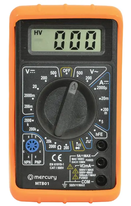 mercury MTB01 Digital Multimeter fig 3