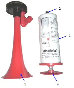 Westfalia-81 34 50-Air Horn -IG 1
