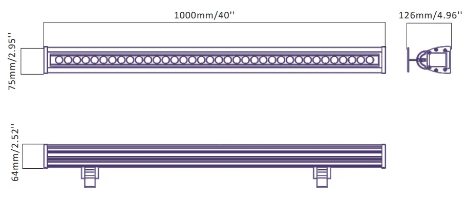 360LED Store 108W RGBW LED Wall Washer Light - fig2