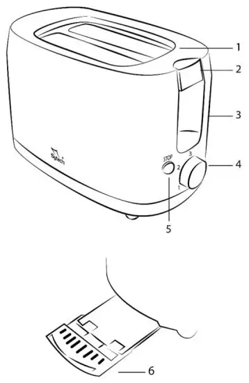 Sytech SYTS41 2 Slice Toaster - Parts