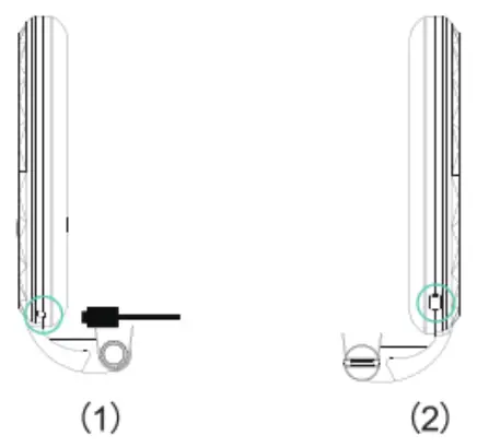 JOOM MJ07 Mobile Phone Wireless Selfie Stick - battery capactor