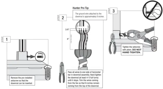 Installing the Downrod