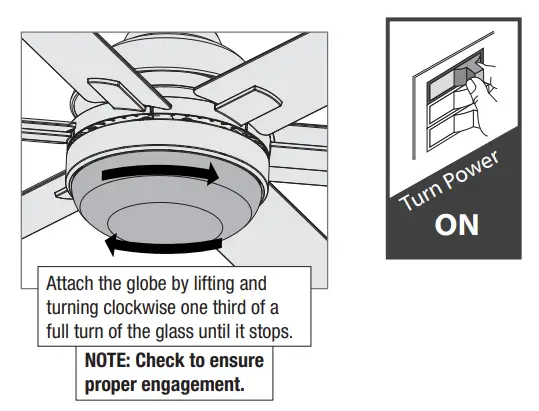 Installing the Bulbs and Glass