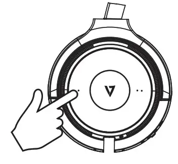 VSEVEN HB605M Wireless Mono Headset - Muting the internal M