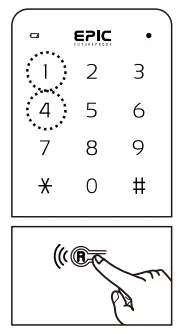 Epic Systems ES F700G Digital Door Lock - Alarm Notification