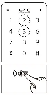 Epic Systems ES F700G Digital Door Lock - Dual Authentication