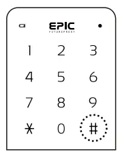 Epic Systems ES F700G Digital Door Lock - Etiquette Mode