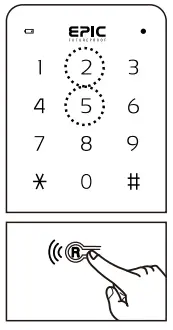 Epic Systems ES F700G Digital Door Lock - Lock