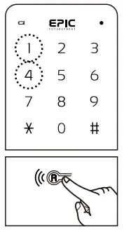 Epic Systems ES F700G Digital Door Lock - Recognition