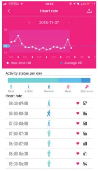 HAOZHIDA HZD1917S Big Screen Smart Bracelet 10