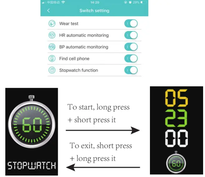 HAOZHIDA HZD1917S Big Screen Smart Bracelet 14