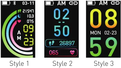 HAOZHIDA HZD1917S Big Screen Smart Bracelet 15