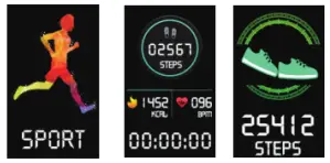 HAOZHIDA HZD1917S Big Screen Smart Bracelet 5