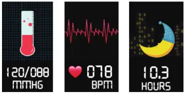 HAOZHIDA HZD1917S Big Screen Smart Bracelet 7