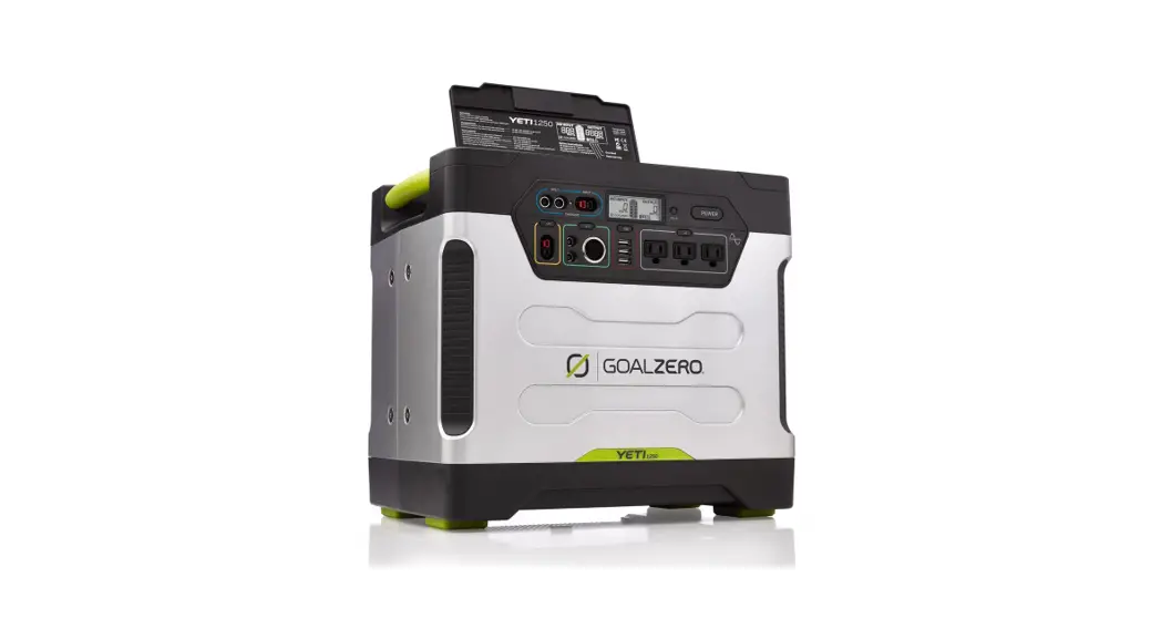 Goal Zero Yeti 1250 Solar Generator Kit User Guide