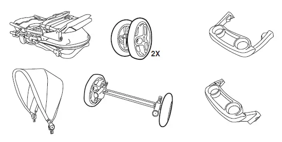 GRACO GIM-0077F Stadium Duo Tandem Pushchair 1