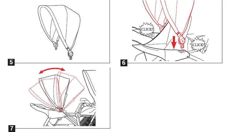 GRACO GIM-0077F Stadium Duo Tandem Pushchair 9